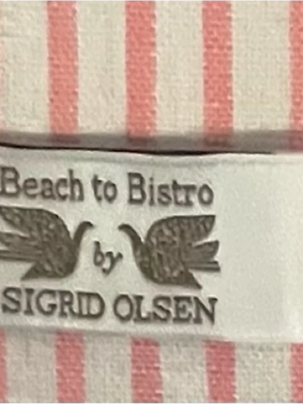 🆕- Sigrid Olsen Beach to Bistro- Set of 4 Pink Seashell & Green Leaf Placemats